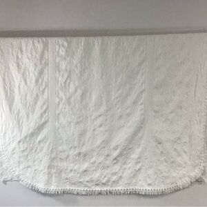 Vintage Twin Elegant White Bedspread Blanket 🤍